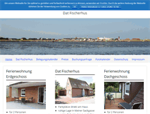 Tablet Screenshot of ferienwohnung-buesum-nordsee24.de